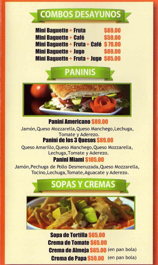 Menú Revista City Salad