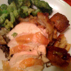 Roasted Chicken with Garlic & Bread