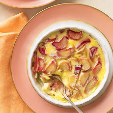 Rhubarb Custards