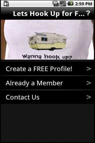 wanna-hookup-mobile-dating for android screenshot