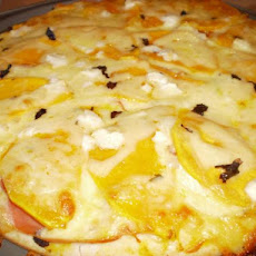 Pumpkin and Spinach Pizza