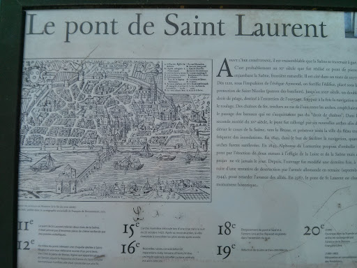 Macon, History of Saint Laurent's Bridge