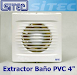 Extractor De Aire Para Bano Sitec Pvc 6 15Cm 