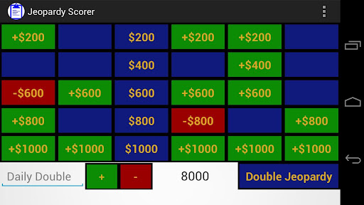 Jeopardy Scorer