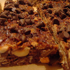 Chunky Chocolate Jam Bars