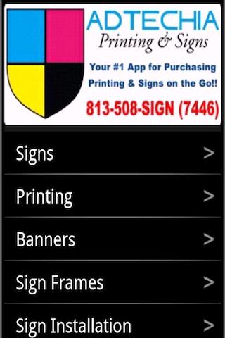 Adtechia Printing Signs