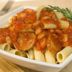 Rigatoni With Sausage & Beans