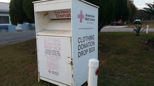 Red Cross Clothing Dropbox
