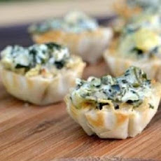 Spinach Phyllo Cups