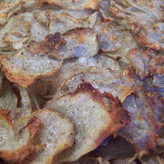 Simple Crunchy Potato and Onion Casserole - Low Cal