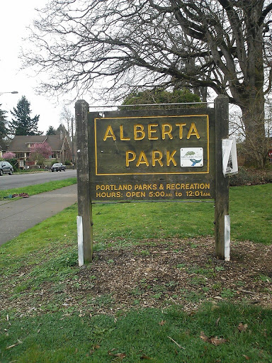 Alberta Park Sign Board