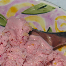 Swedish Lingonberry ice cream with cardamom and citrus notes
