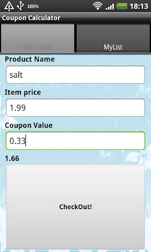 Coupon Calculator Lite