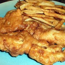 Real English Fish and Chips With Yorkshire Beer Batter