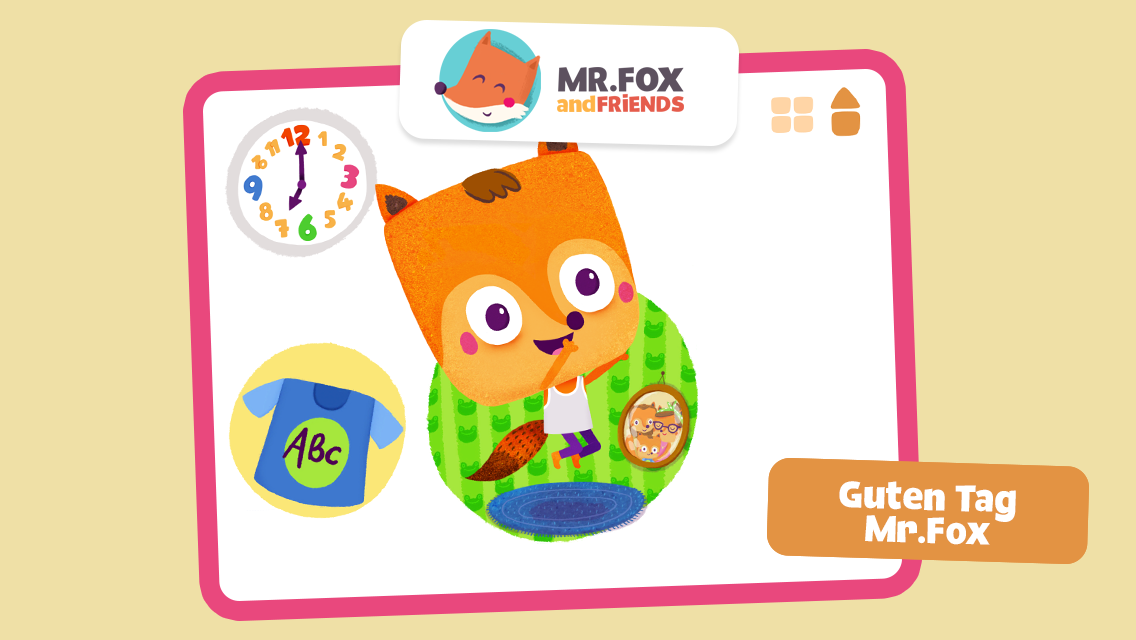 Android application Whats the time Mr.Fox? screenshort