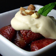 Strawberries With Kahlua Cream