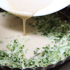 Crust-less Zucchini Pie