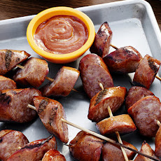 Grilled Sausage with Spicy Sauce