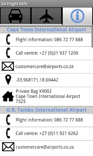 【免費旅遊App】SA Flight Info-APP點子