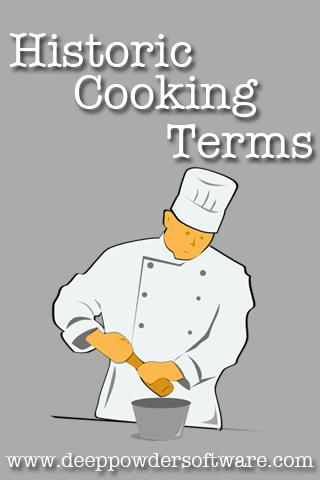 Historic Cooking Terms