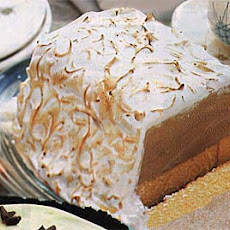 Coffee Baked Alaska with Mocha Sauce