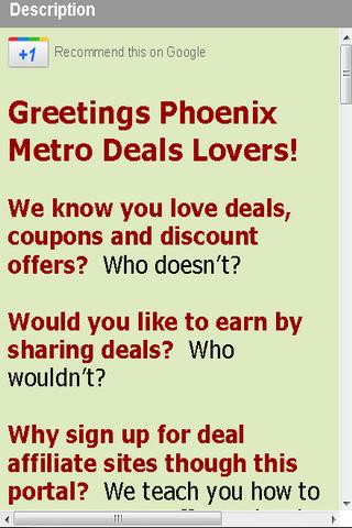 【免費生活App】Deals Phoenix Earn RewardsCash-APP點子