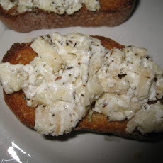 Apple-Goat Cheese Bruschetta