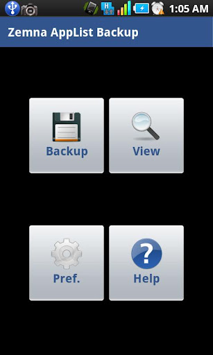 Zemna AppList Backup