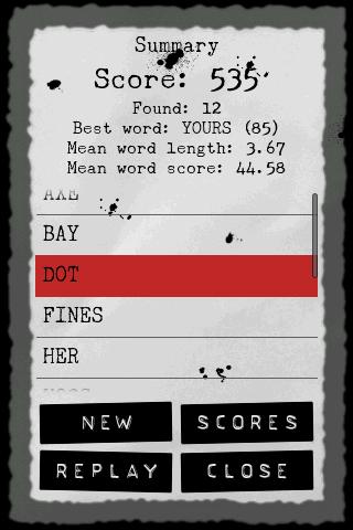 lettered for android screenshot