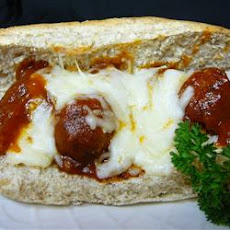 Meatball Grinders with a Yummy Sauce