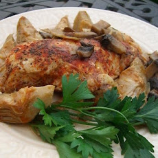 Chicken With Artichoke Hearts & Mushrooms