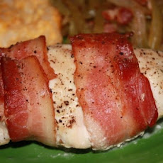 Philly Bacon Wrapped Chicken With Fried Green Beans
