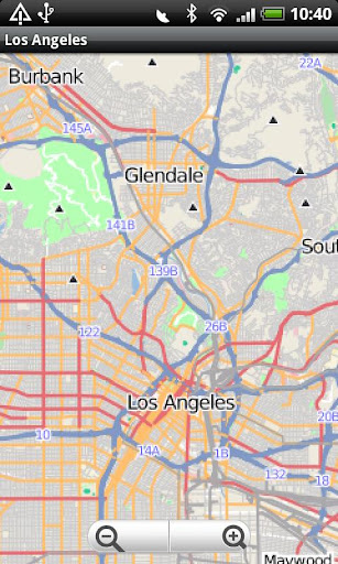 Los Angeles Street Map