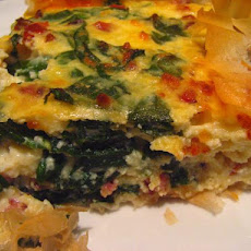 Bacon Spinach Asiago Quiche
