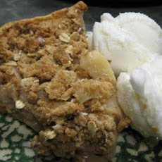 Spiced Streusel Sour Cream Apple Pie