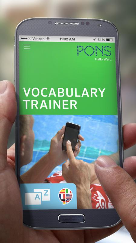 Android application PONS Vocabulary Trainer screenshort
