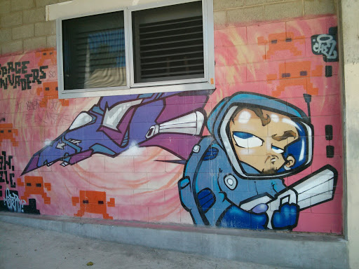 Space Kid Mural