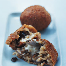 Fried Stuffed Rice Balls
