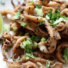 Five-Spice Fried Calamari with Sesame and Lime