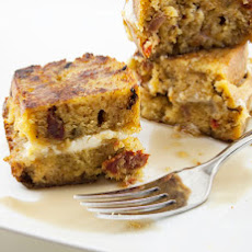 Mascarpone Stuffed Cornbread French Toast