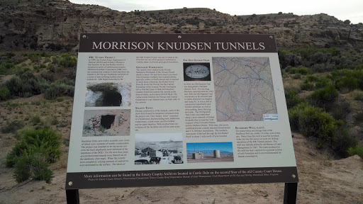 Morrison Knudsen Tunnels Placard