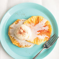Broiled Pineapple with Frozen Yogurt