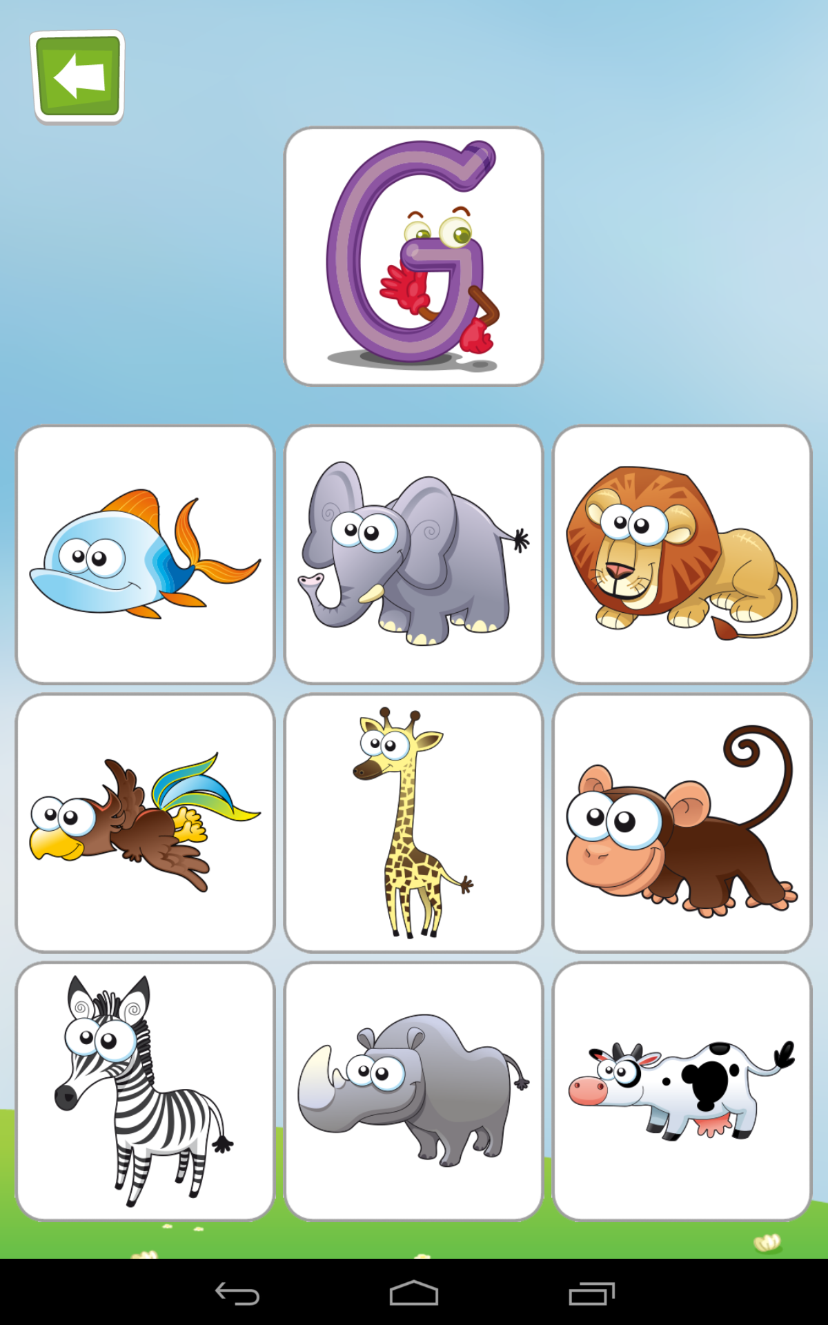 Android application Preschool Adventures 3: Learning Games for Kids screenshort