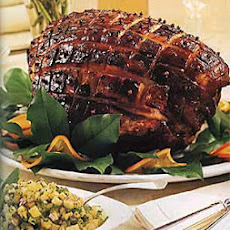 Marmalade-Glazed Ham with Sweet Orange-Tea Sauce