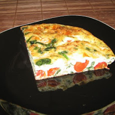 Blue Cheese Spinach Frittata