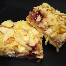 Cherry-Filled White Chocolate Blondies