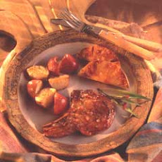 Pork Chops With Grilled Pineapple