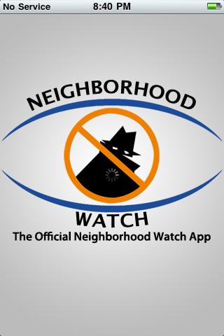 Neighborhood Watch Mobile App