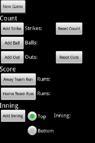 Baseball Softball Pitch Count