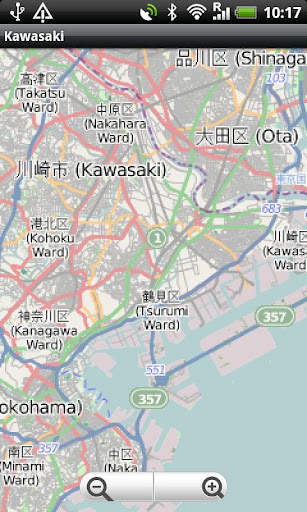 Kawasaki Street Map